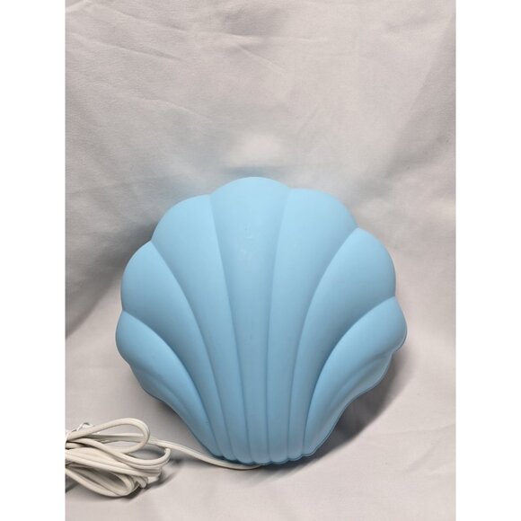 IKEA Smila Snacka Sea Shell Shaped Wall Mount Light Lamp Blue Lot Of 2- VTG - Picture 10 of 16